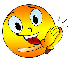 Smilie klatschende Haende